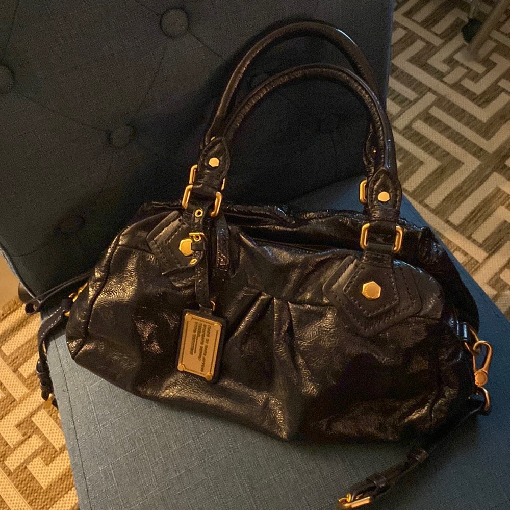 Marc Jacobs blue patent bag